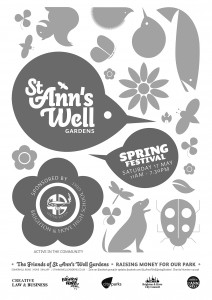 st ann's well flyer b:w